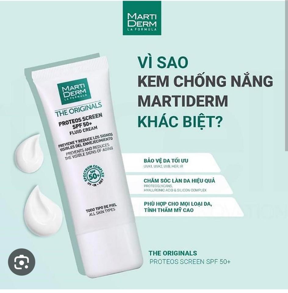 Kcn Martiderm  fluid cream 40ml-duoc-ban-tai-Thẩm mỹ da Bs.Loan