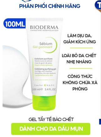 1 tẩy TBC bioderma sebium gel gommant 100ml -duoc-ban-tai-Thẩm mỹ da Bs.Loan