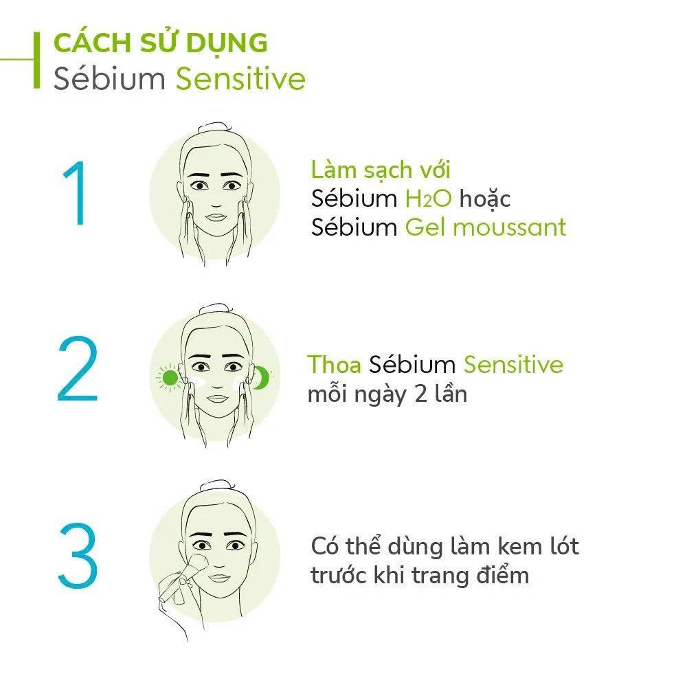 Kem Dưỡng Bioderma Sebium Sensitive 30ml-duoc-ban-tai-Thẩm mỹ da Bs.Loan