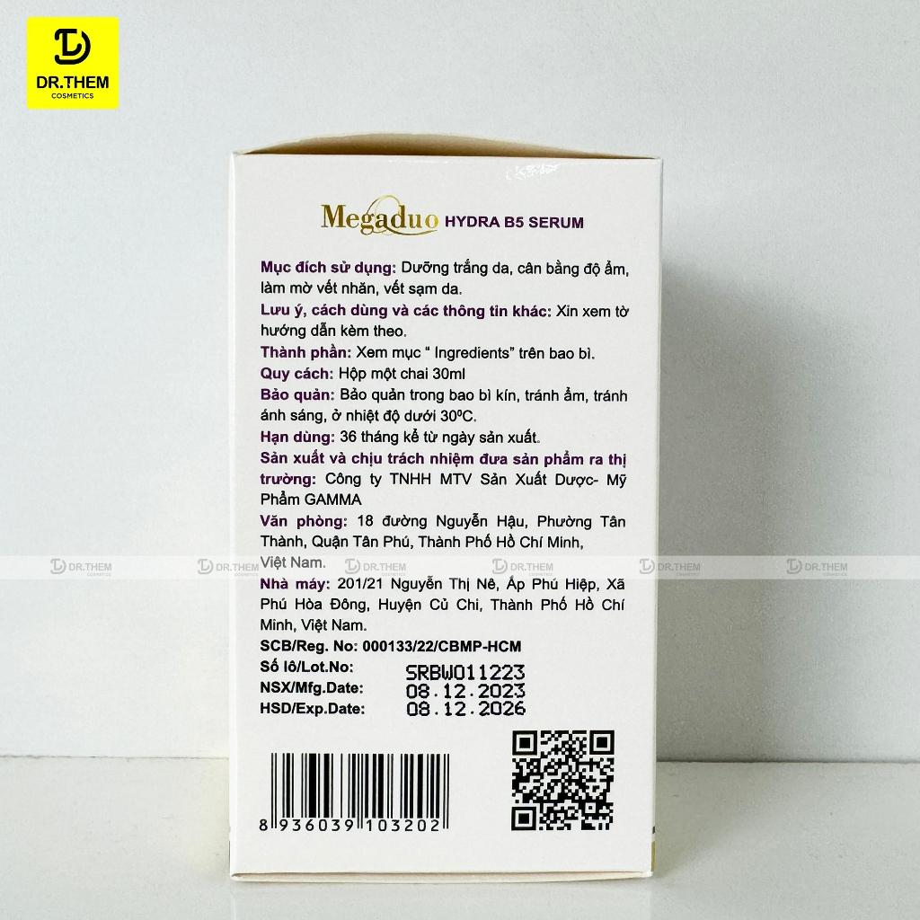 Serum B5 Megaduo Hydra - Dưỡng Ẩm, Mờ Thâm  (Gamma Chemicals)-duoc-ban-tai-Thẩm mỹ da Bs.Loan