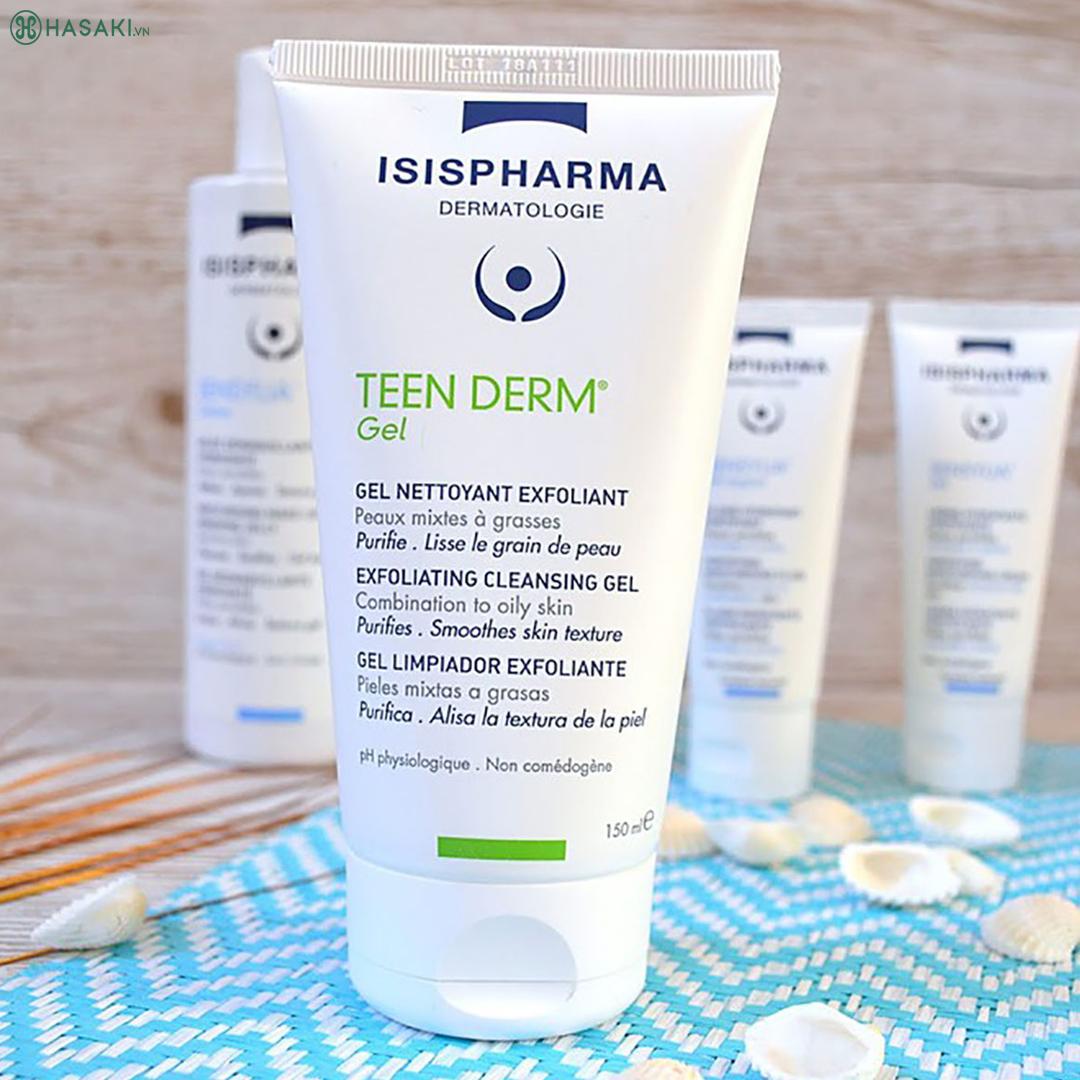 SRM iSiS Teen Derm Gel - Giảm Nhờn Và Ngăn Ngừa Mụn 150ml -duoc-ban-tai-Thẩm mỹ da Bs.Loan