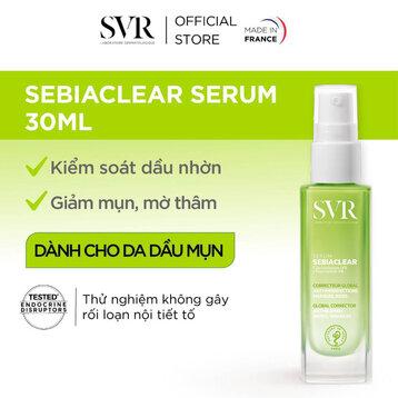 Serum Sebiaclear SVR Làm Giảm Mụn, Mờ Nám, Làm Mềm Mịn Da 30ml -duoc-ban-tai-Thẩm mỹ da Bs.Loan