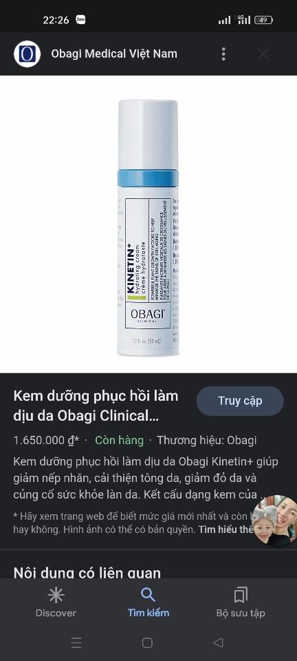 obagi kinetin hydrating cream 50ml -duoc-ban-tai-Thẩm mỹ da Bs.Loan