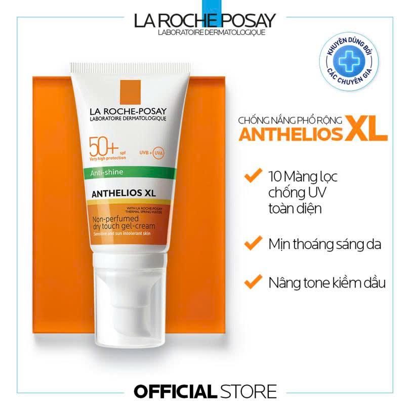 Kem Chống Nắng La Roche-Posay Kiểm Soát Dầu Anthelios Dry Touch Finish Mattifying Effect SPF50+ 50ml-duoc-ban-tai-Thẩm mỹ da Bs.Loan