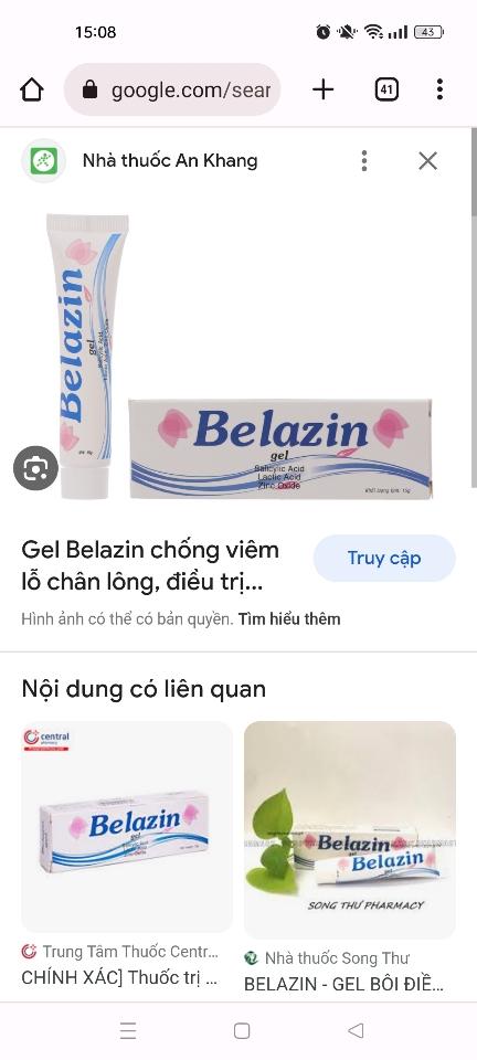 Kem chấm mụn Belazin-duoc-ban-tai-Thẩm mỹ da Bs.Loan