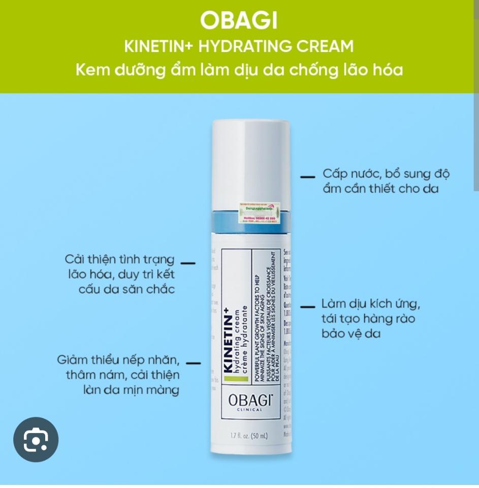 Kem obagi kinetin hydrating 50ml -duoc-ban-tai-Thẩm mỹ da Bs.Loan