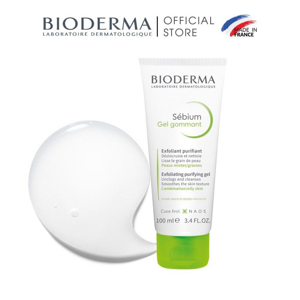 1 tẩy TBC bioderma sebium gel gommant 100ml -duoc-ban-tai-Thẩm mỹ da Bs.Loan