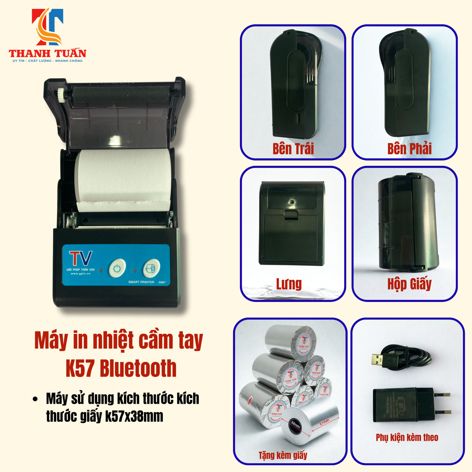 Máy In Nhiệt Cầm Tay K57 Bluetooth-duoc-ban-tai-Thanh Tuấn Shop