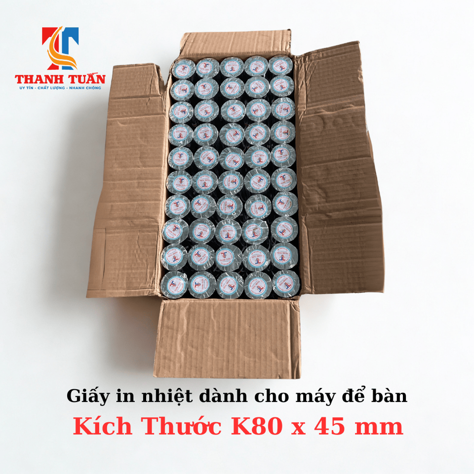 Giấy In Nhiệt Khổ 80x45mm -duoc-ban-tai-Thanh Tuấn Shop