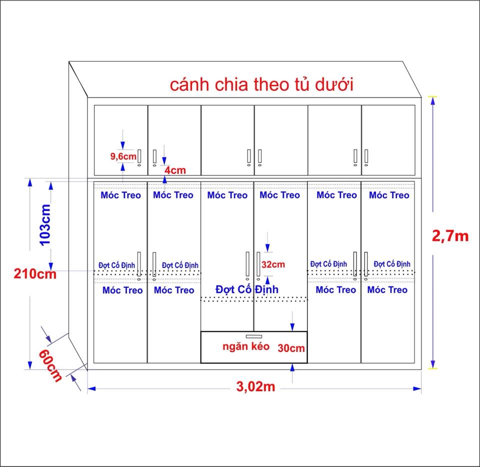 Tủ đặt theo bản vẽ rộng 3,02m cao 2,7m sâu 60cm-duoc-ban-tai-GOLDSUN - TỦ THÉP, GIƯỜNG THÉP, BÀN HỌC THÉP VÂN GỖ