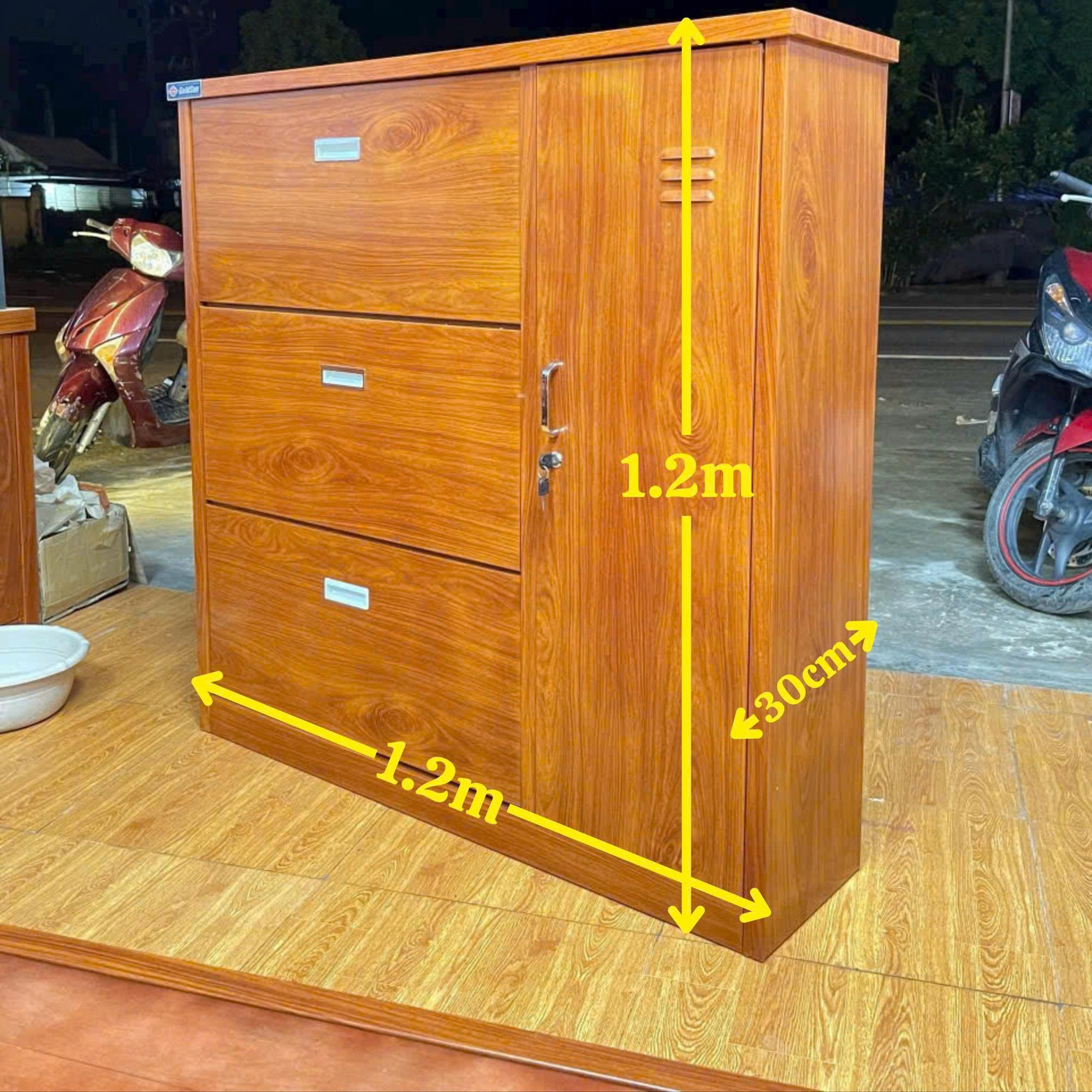 Tủ Giày Dép -duoc-ban-tai-GOLDSUN - TỦ THÉP, GIƯỜNG THÉP, BÀN HỌC THÉP VÂN GỖ