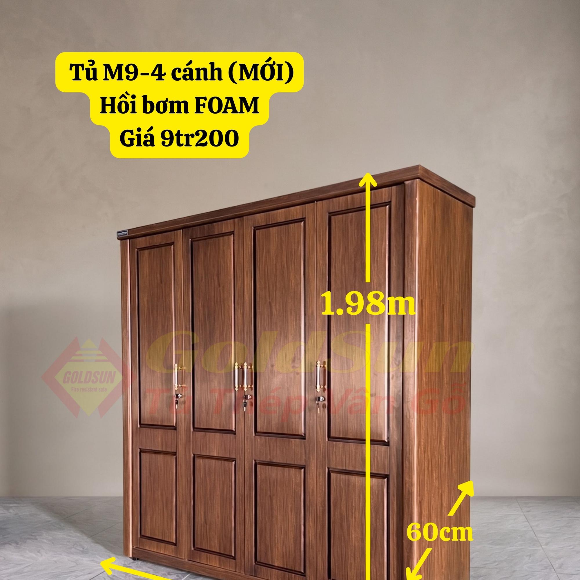 M9-4 cánh huỳnh hồi foam-duoc-ban-tai-GOLDSUN - TỦ THÉP, GIƯỜNG THÉP, BÀN HỌC THÉP VÂN GỖ