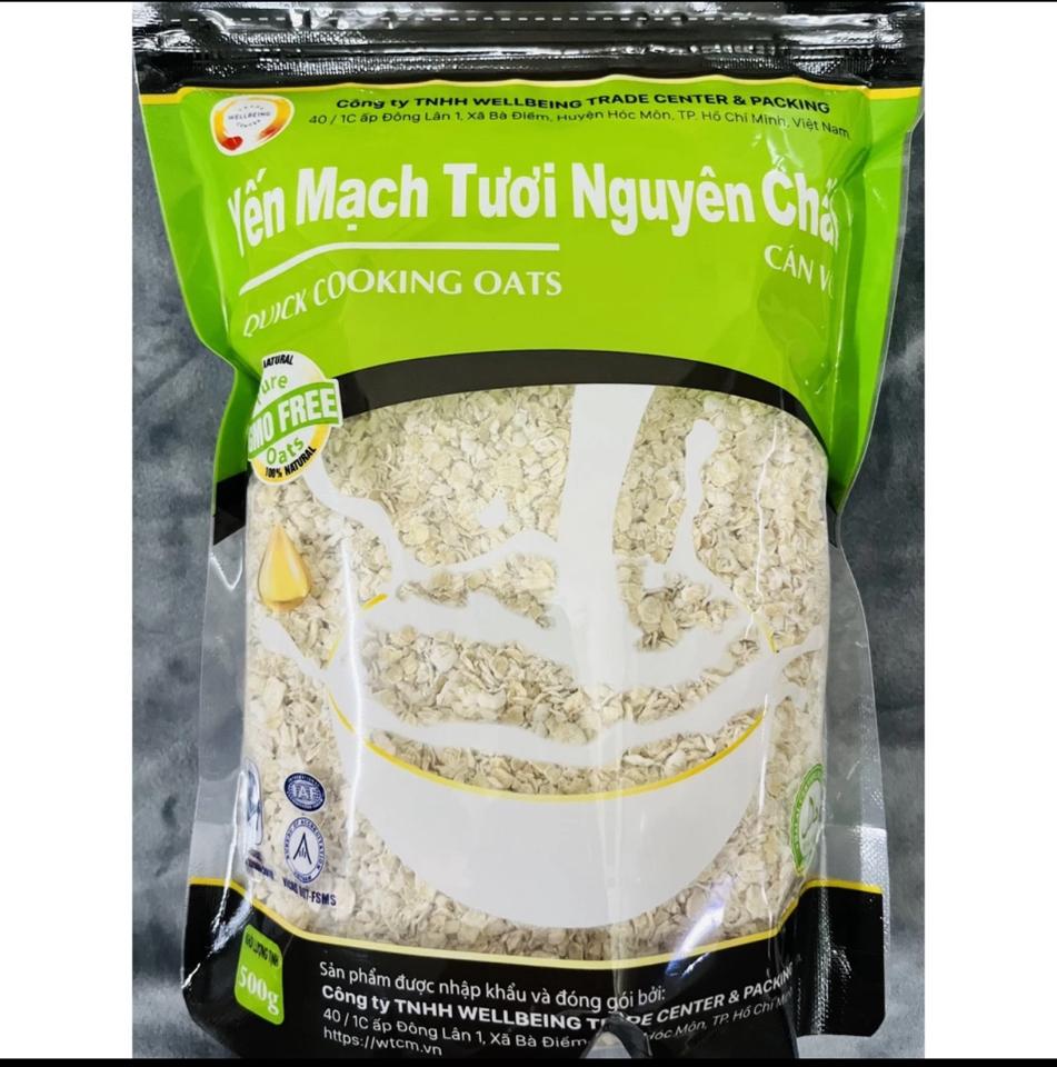 Yến mạch cán vỡ 500gr ăn kiêng, nấu sữa-duoc-ban-tai-N.L Shop