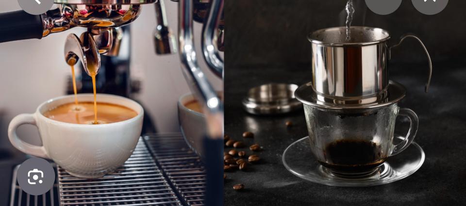 Cà Phê Đen Đá / Pha Máy-duoc-ban-tai-Ngọc Bích Coffee