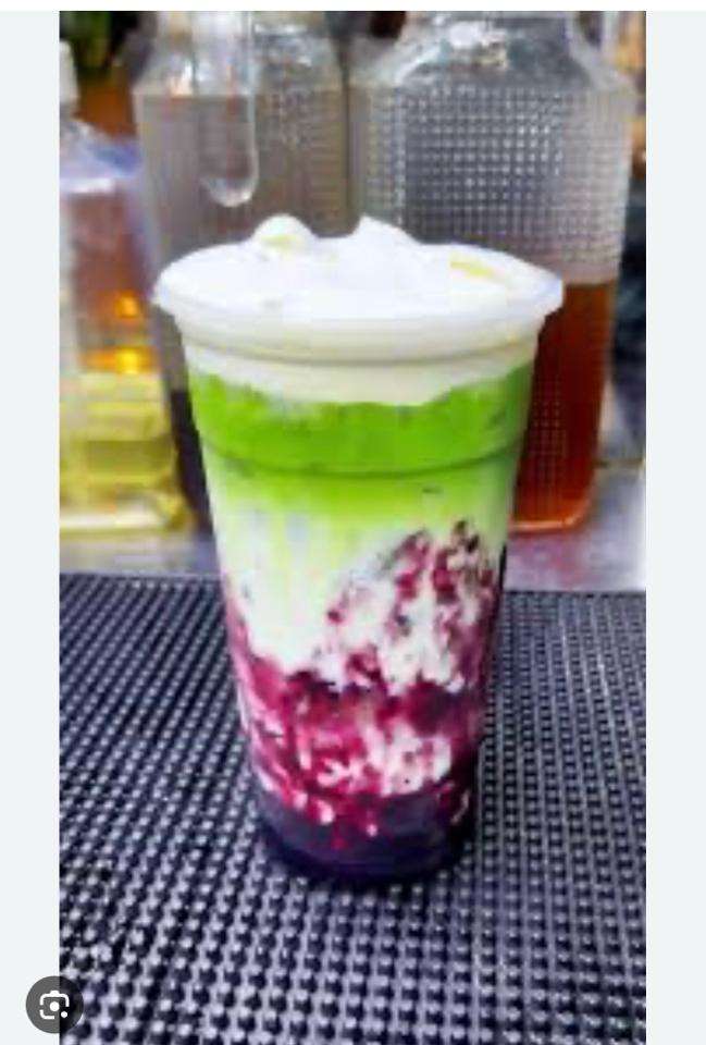 Matcha Latte Việt Quất-duoc-ban-tai-Ngọc Bích Coffee