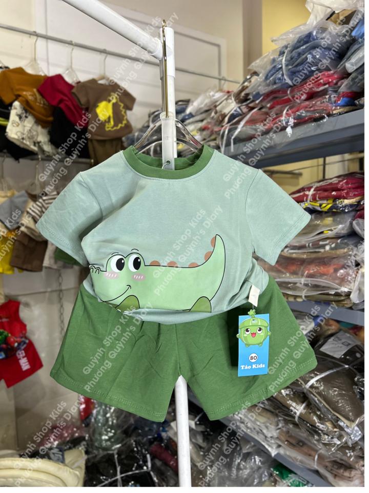 Bộ cá sấu xanh Táo Kids-duoc-ban-tai-Quỳnh Shop Kids