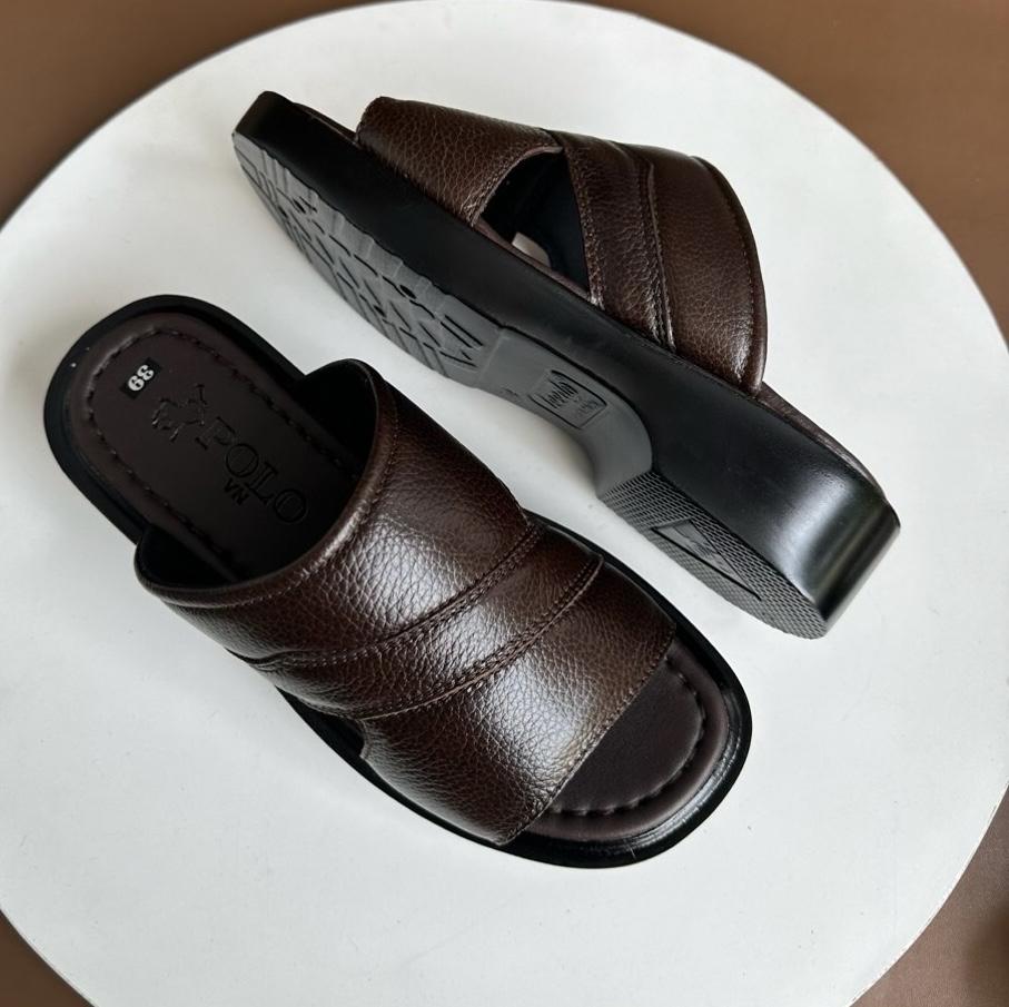 Dép đế đúc nam trung niên Polo-duoc-ban-tai-Hiệu Giày Thành Đạt
