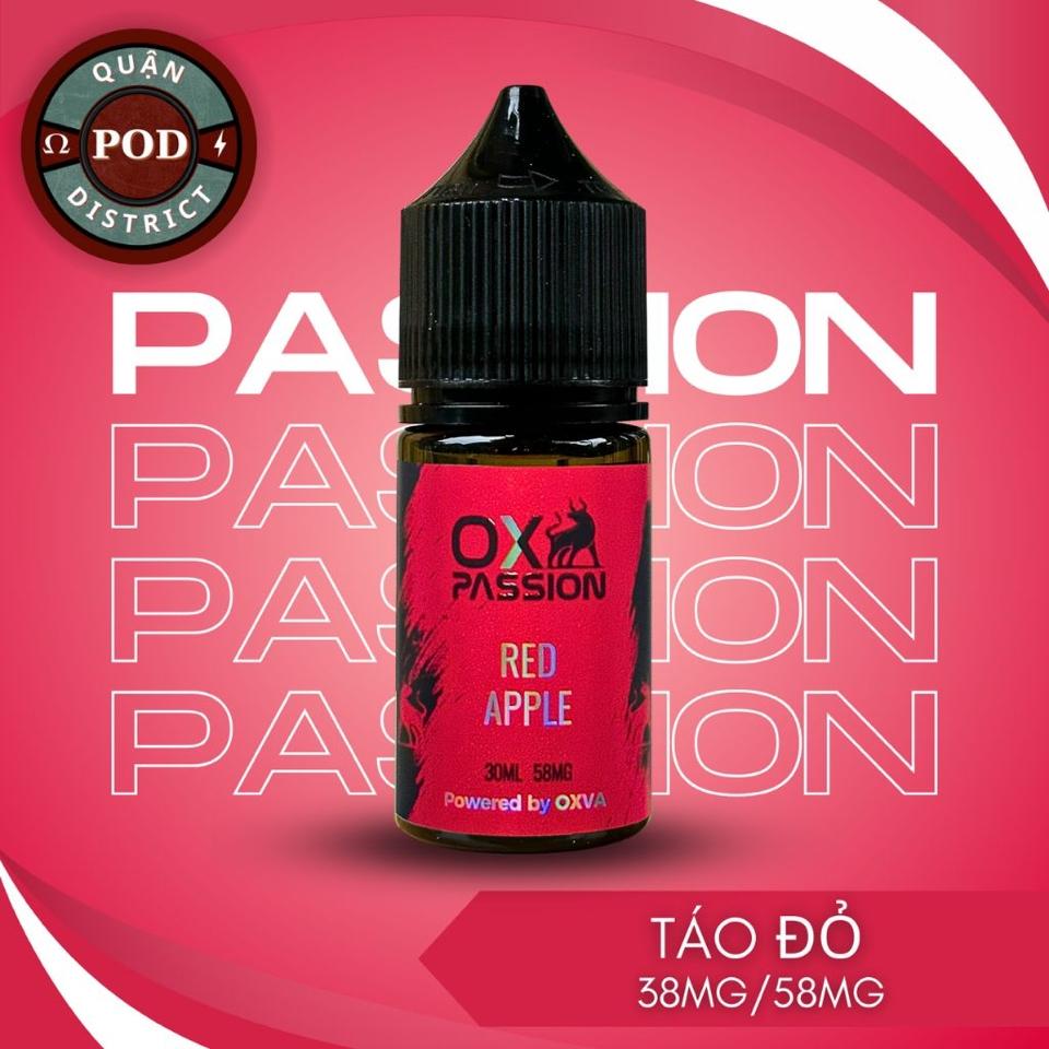OX PASSION 58NI - Táo Đỏ-duoc-ban-tai-KINGZ SMOKE E-JUICE