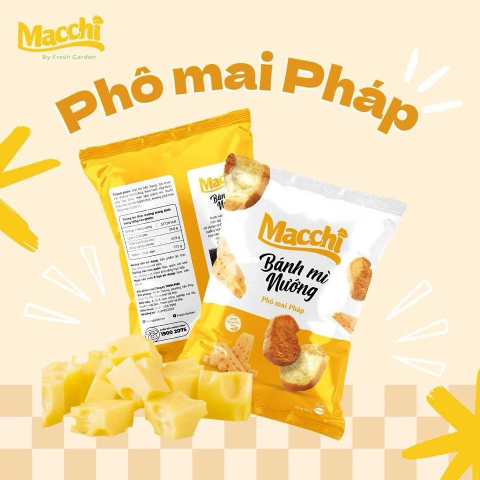 Bánh mì nướng Macchi ( Vị phomai Pháp ) -duoc-ban-tai-Tiệm Nhà Bốp Ben
