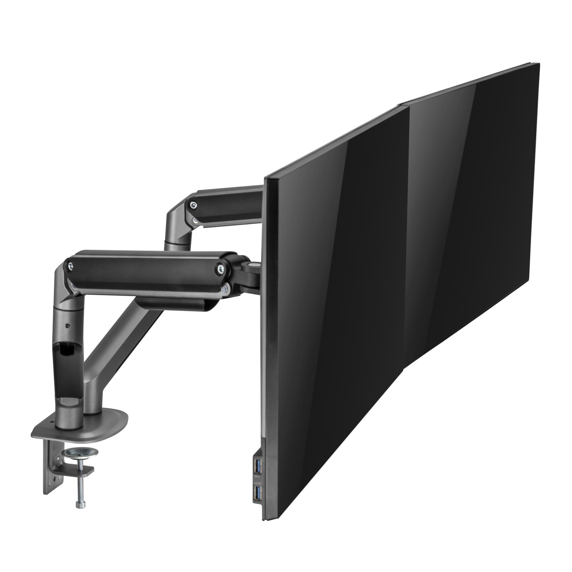 Arm màn hình Humanmotion T6 Pro Dual-duoc-ban-tai-Rekonix Workspace