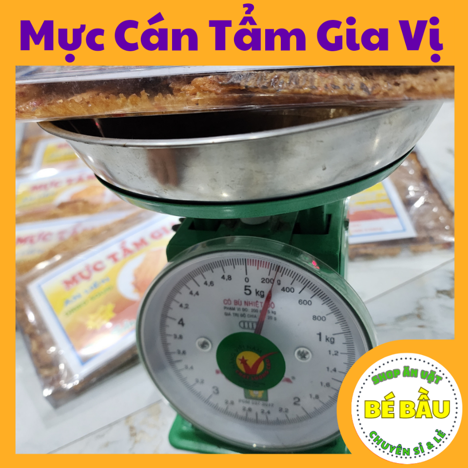 Mực cán tẩm gia vị ăn liền 250g-duoc-ban-tai-Ăn Vặt Bé Bầu