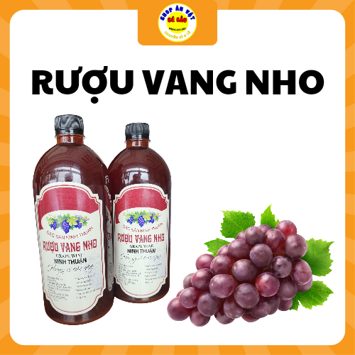 Rượu nho chai nhựa 1 lít-duoc-ban-tai-Ăn Vặt Bé Bầu