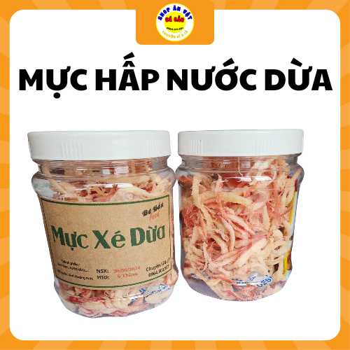 Mực xé dừa-duoc-ban-tai-Ăn Vặt Bé Bầu