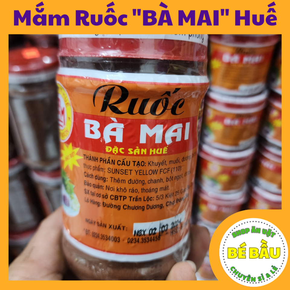 Mắm ruốc Bà Mai loại 2-duoc-ban-tai-Ăn Vặt Bé Bầu