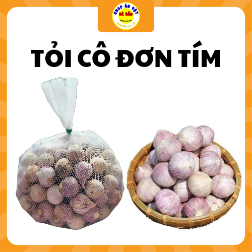 Tỏi cô đơn tím-duoc-ban-tai-Ăn Vặt Bé Bầu