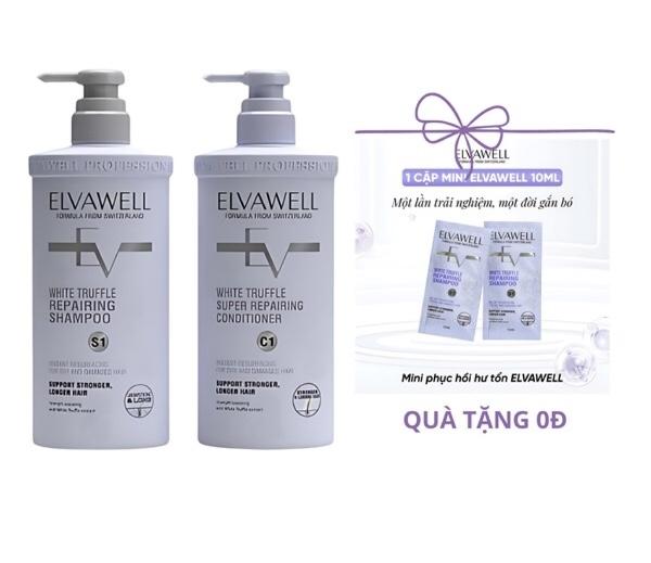 Cặp Gội Xả Elvawell Tím S1 Phục Hồi 1000ml ( Mua 1 Tặng 1 Set Gói Gx Mini )-duoc-ban-tai-Thanh loan