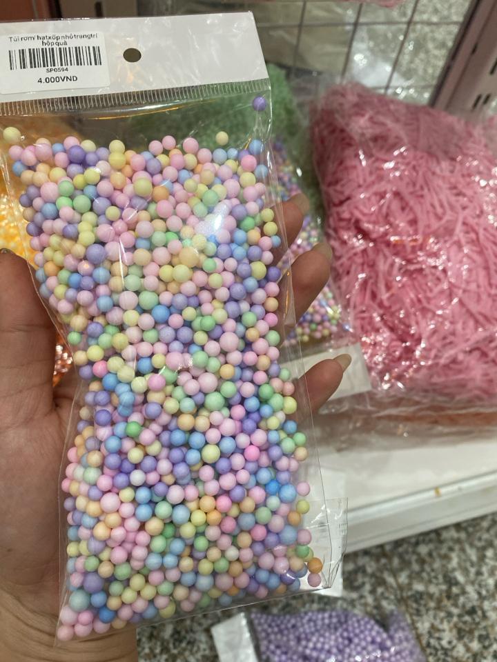 Túi rơm/hạt xốp nhỏ trang trí hộp quà-duoc-ban-tai-PITY SHOP