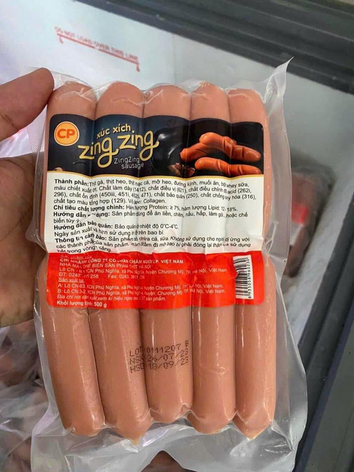 CP Xúc Xích Zing Zing trắng 500g-duoc-ban-tai-Nhà Cung Cấp Thực Phẩm HT FOOD