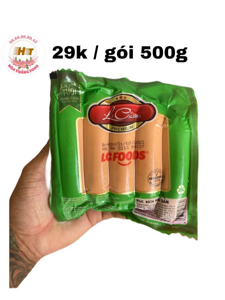 Xúc xích Hải sản LC 12c 500g-duoc-ban-tai-Nhà Cung Cấp Thực Phẩm HT FOOD
