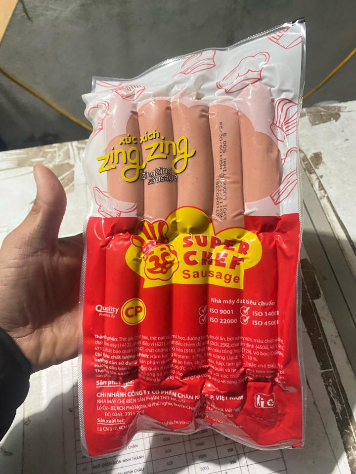 CP Xúc Xích Zing Zing trắng 500g-duoc-ban-tai-Nhà Cung Cấp Thực Phẩm HT FOOD
