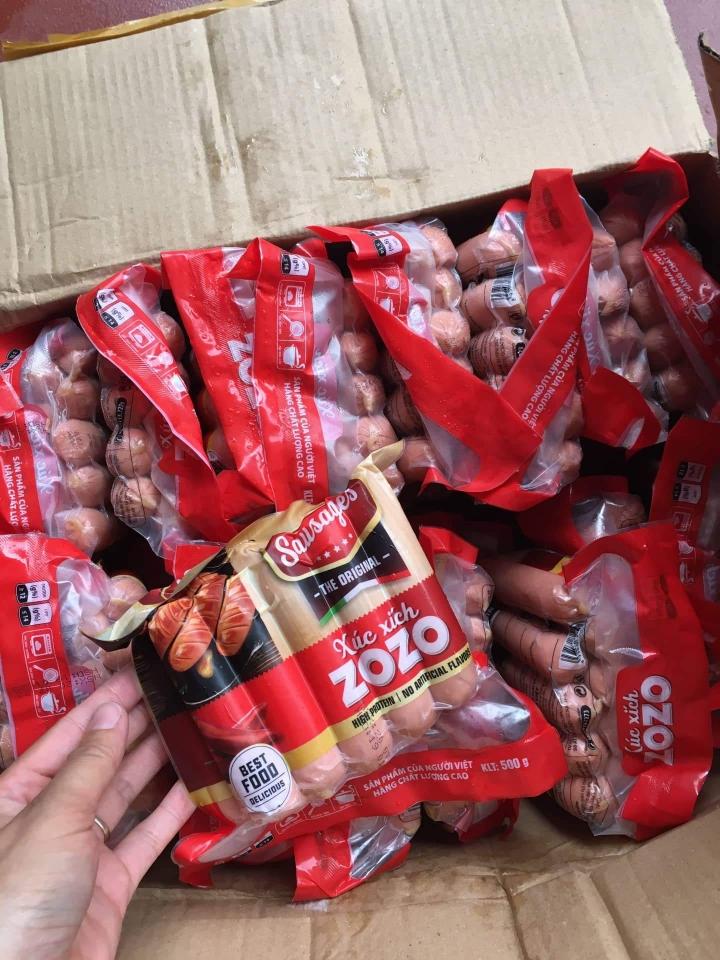 Xúc xích zozo 500g 10c-duoc-ban-tai-Nhà Cung Cấp Thực Phẩm HT FOOD