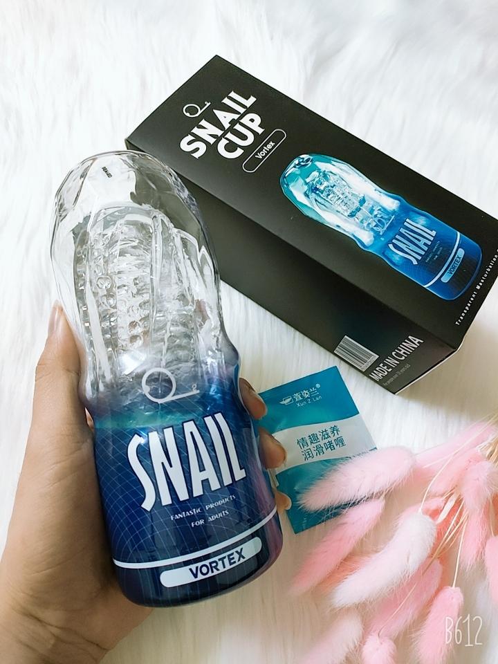 Cốc thủ dâm Snail trong suốt-duoc-ban-tai-Văn Liêm Popper