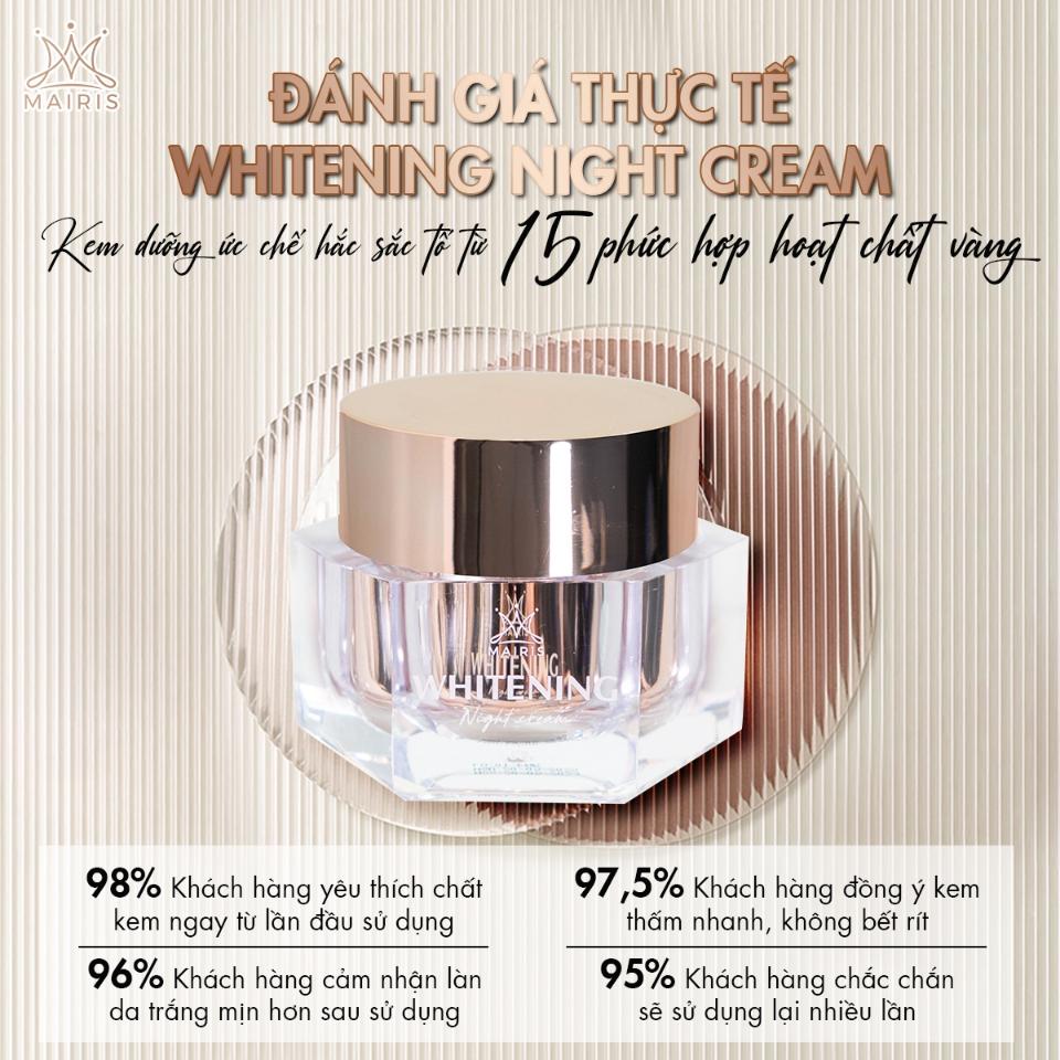 (Freeship)KEM ĐÊM WHITENING NIGHT CREAM 30G MAIRIS-duoc-ban-tai-TEC