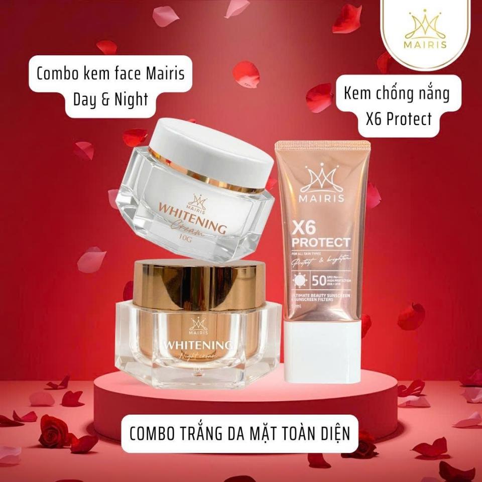 (Freeship)COMBO Bộ sản phẩm MAIRIS (đầy đủ), kem ngày,đêm 30g-duoc-ban-tai-TEC
