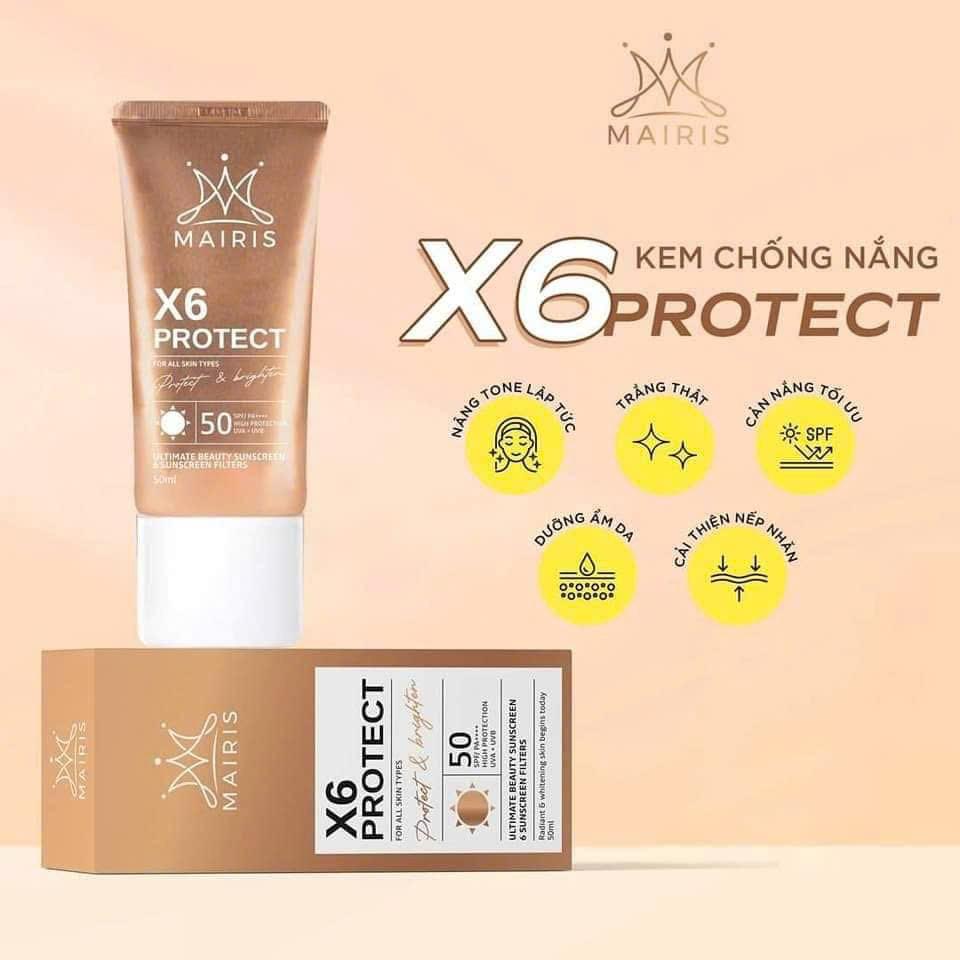 (Freeship)CHỐNG NẮNG X6 PROTECT 50SPF/PA+++ -duoc-ban-tai-TEC