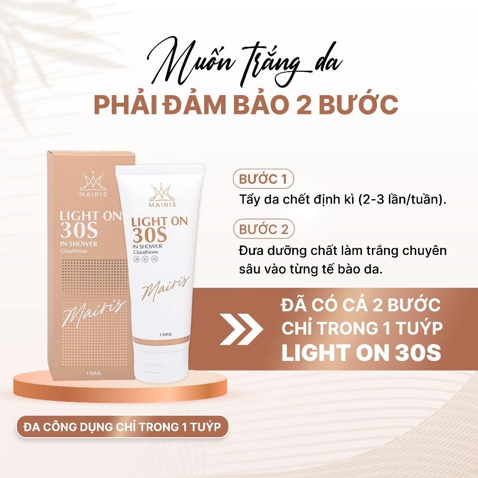(Freeship)TẮM TRẮNG LIGHT ON 30S 150ML MAIRIS-duoc-ban-tai-TEC