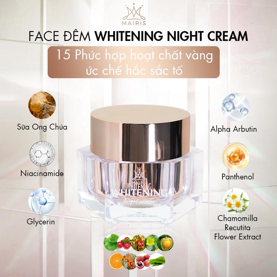 (Freeship)KEM ĐÊM WHITENING NIGHT CREAM 30G MAIRIS-duoc-ban-tai-TEC
