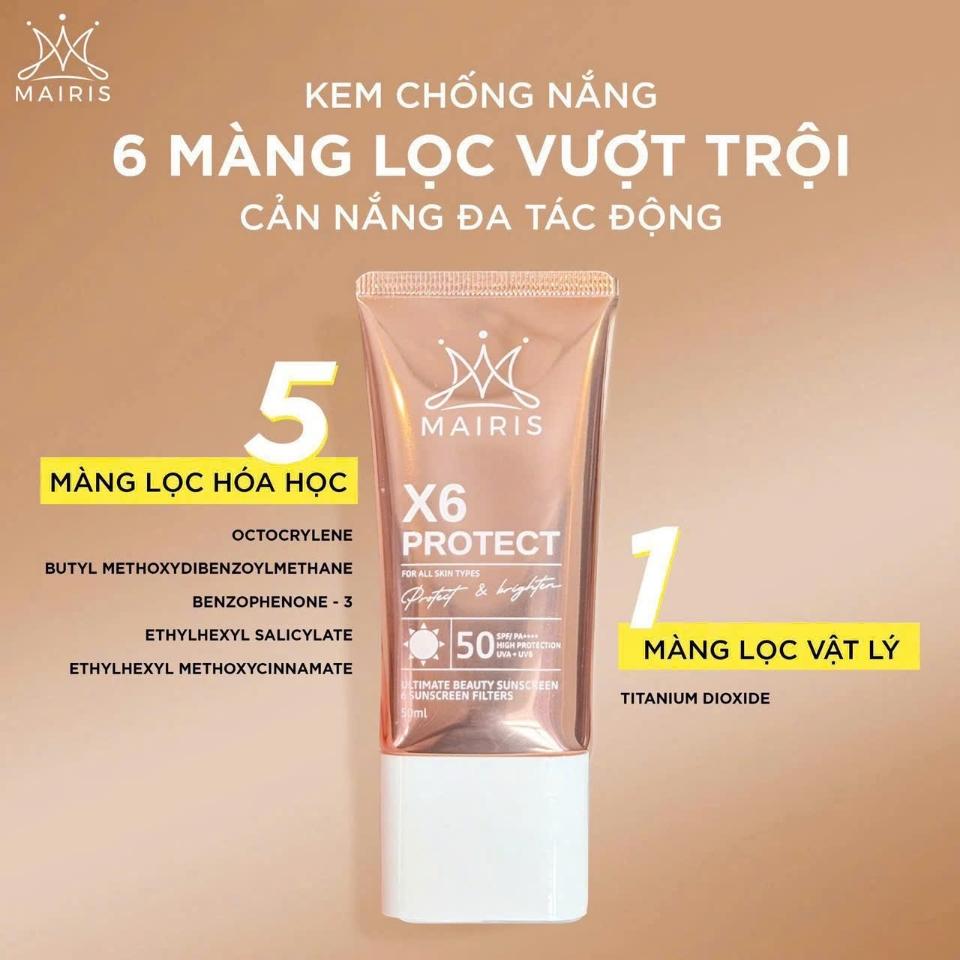 (Freeship)CHỐNG NẮNG X6 PROTECT 50SPF/PA+++ -duoc-ban-tai-TEC