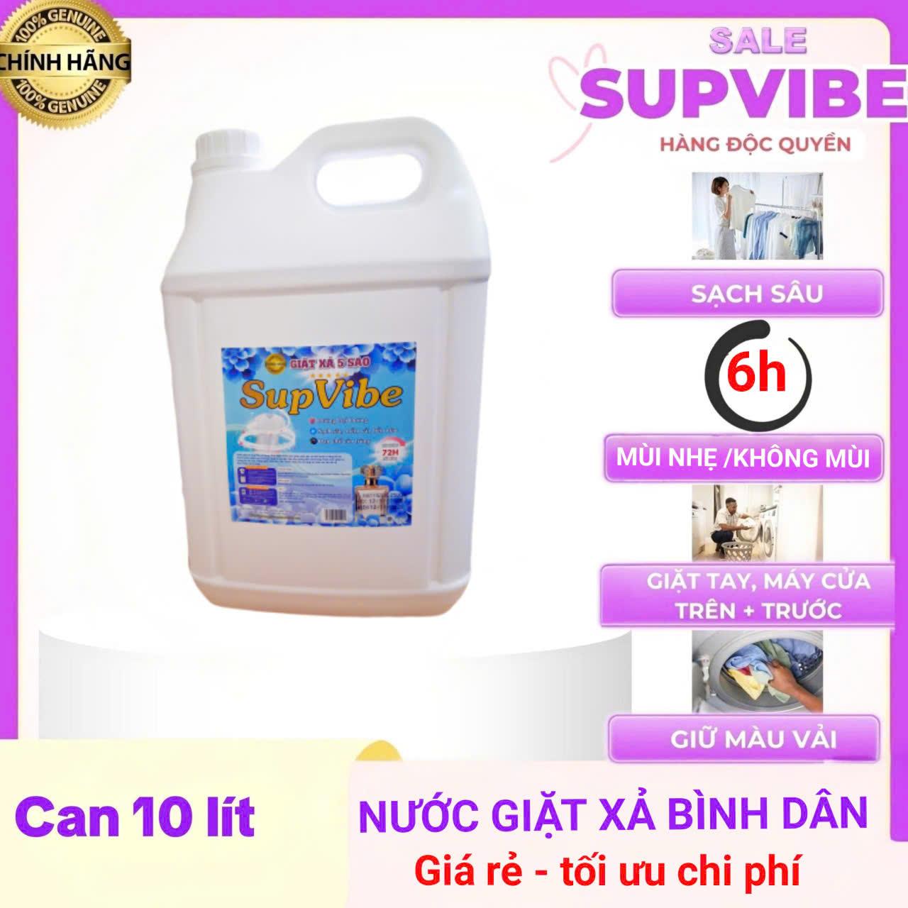  NƯỚC GIẶT GIÁ RẺ 2IN1  can 10l SUPVIBE-duoc-ban-tai-TEC
