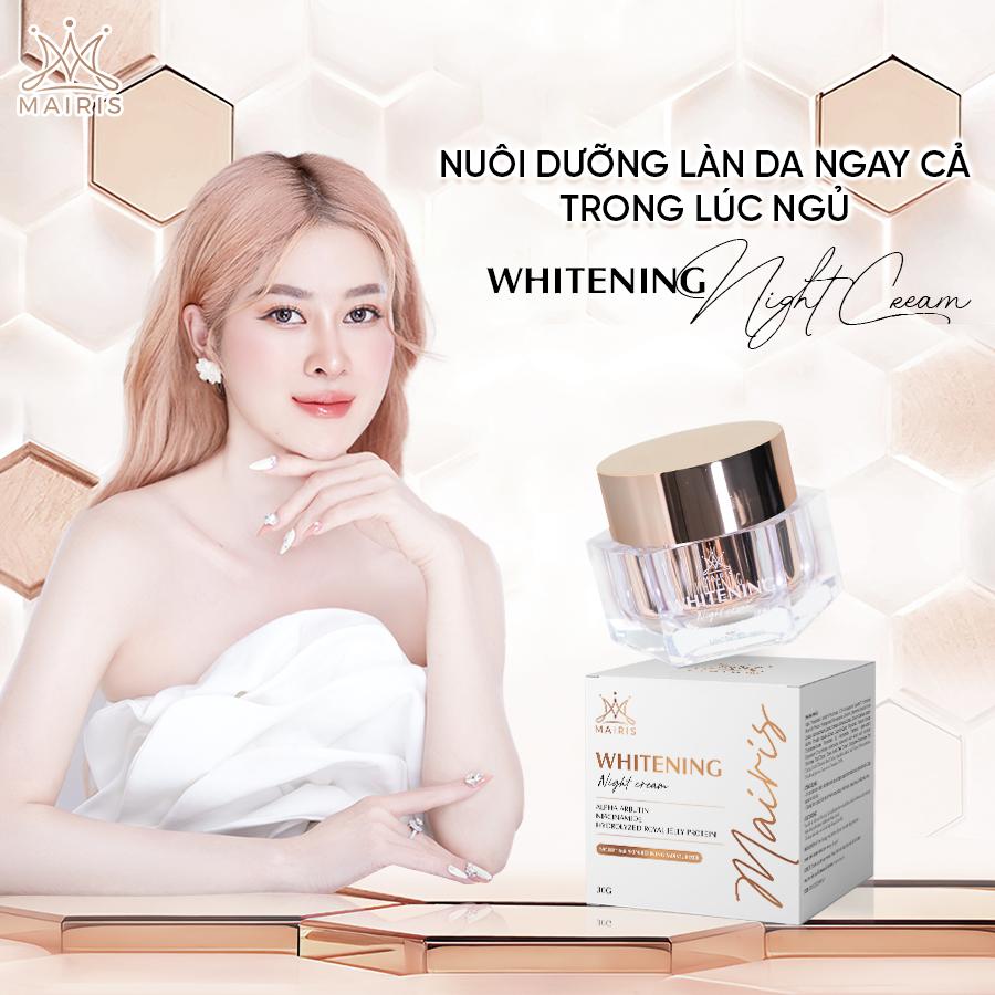 (Freeship)KEM ĐÊM WHITENING NIGHT CREAM 30G MAIRIS-duoc-ban-tai-TEC