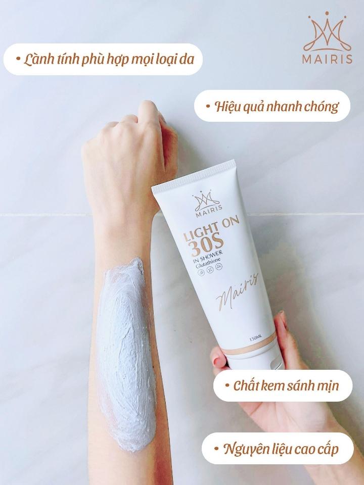 (Freeship)TẮM TRẮNG LIGHT ON 30S 150ML MAIRIS-duoc-ban-tai-TEC