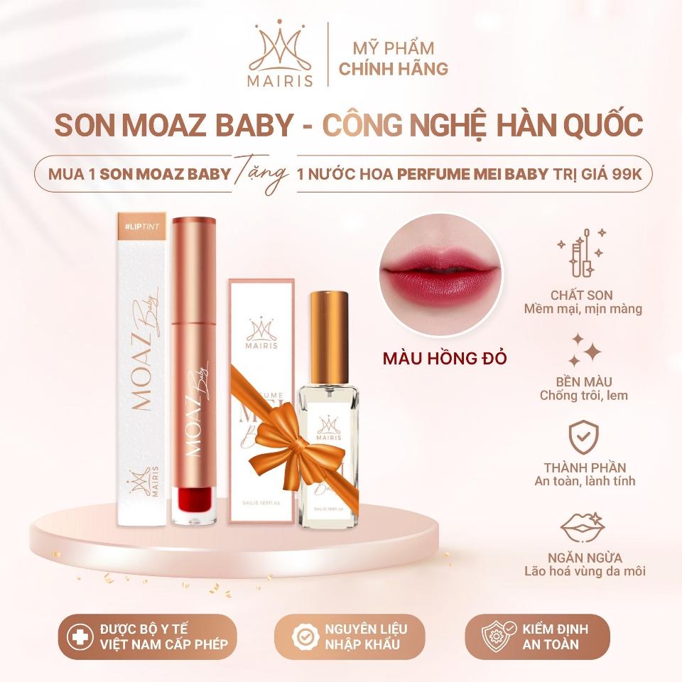 SON MÔI MOAZ (BABY,LADY,SEXY) MAIRIS tặng nước hoa 5ml  (freeship)-duoc-ban-tai-TEC