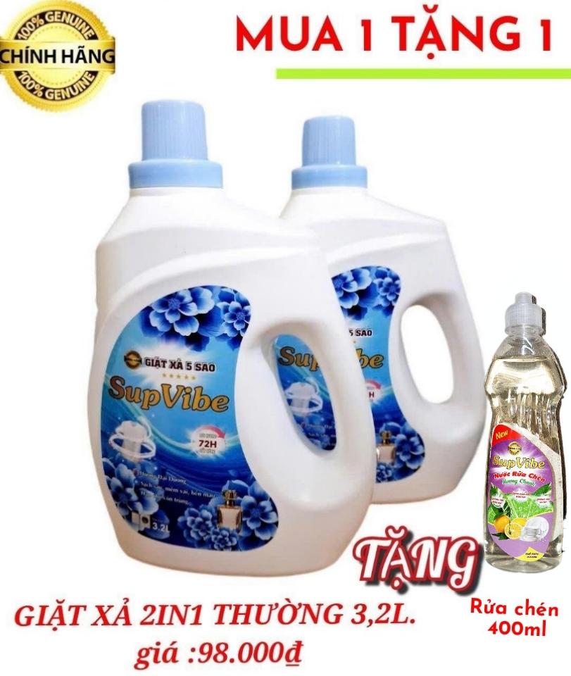 NƯỚC GIẶT XẢ THƯỜNG 2in1 Supvibe  can 3,2l -duoc-ban-tai-TEC