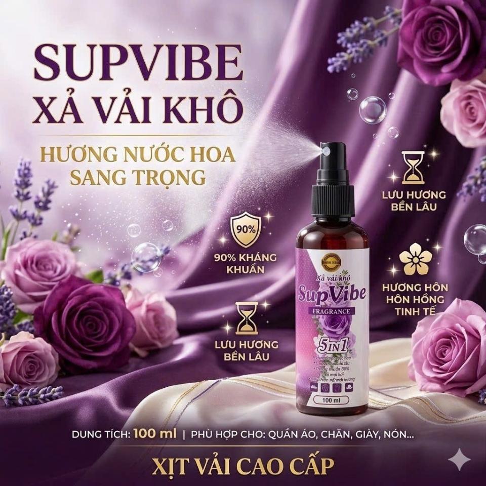 XỊT THƠM QUẦN ÁO 2IN1 SUPVIBE 100ML.-duoc-ban-tai-TEC
