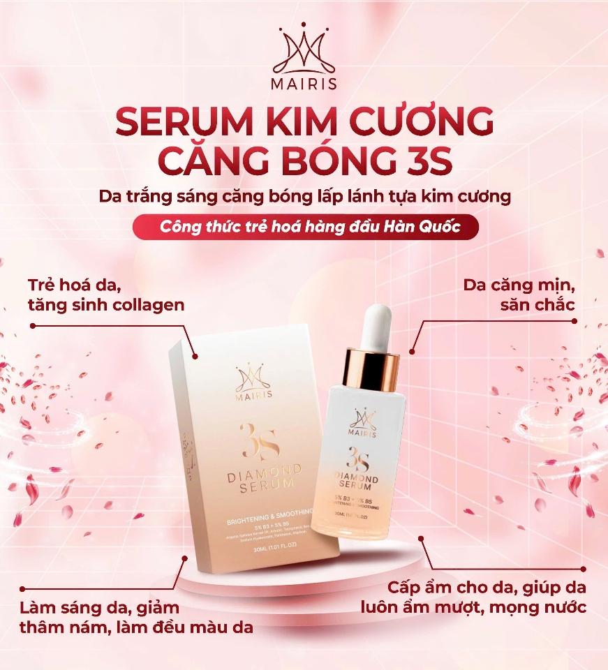 (Freeship)SERUM KIM CUONG 3S MAIRIS 30ml ,tặng hộp mặt nạ trùng thảo 5 miếng giá 299k-duoc-ban-tai-TEC
