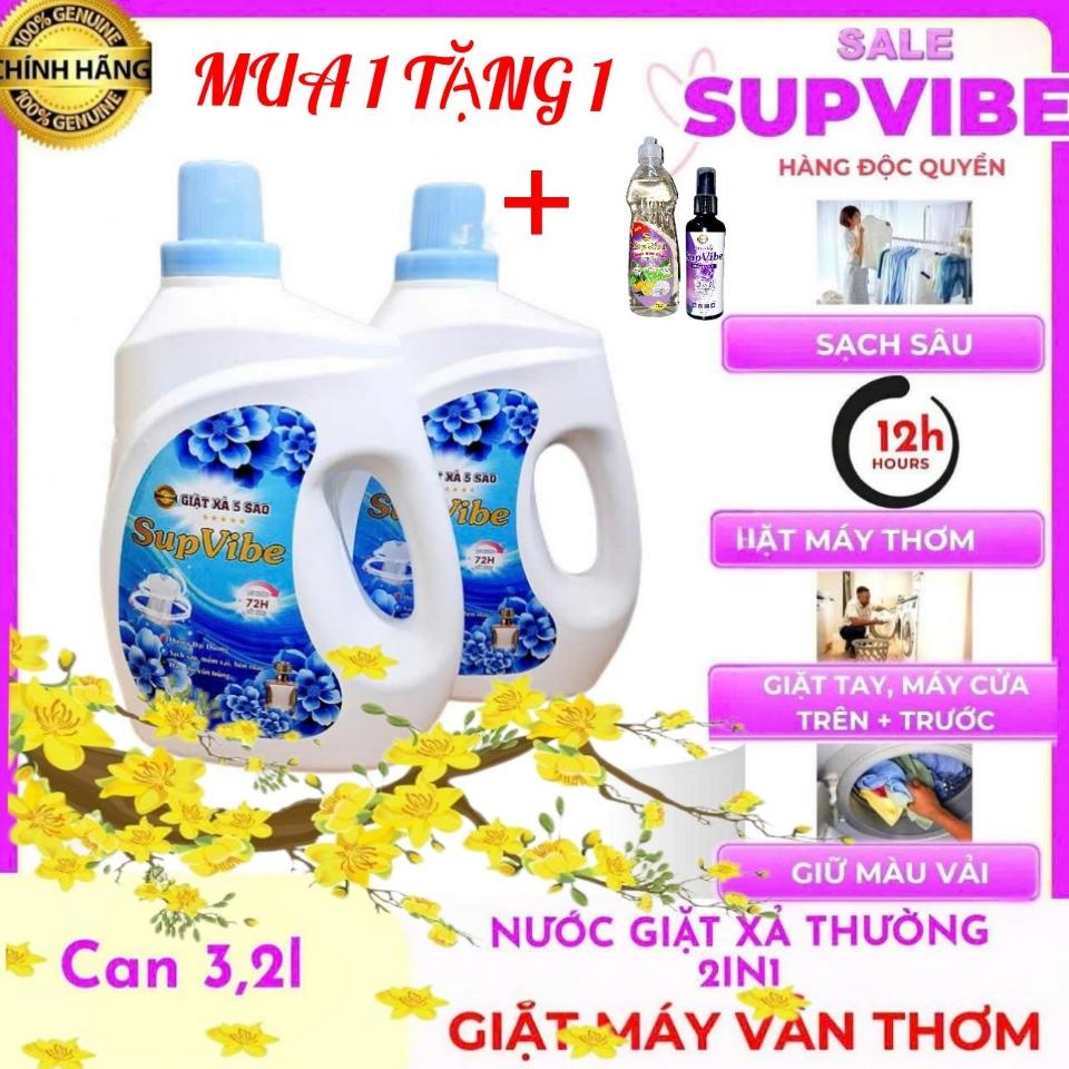 NƯỚC GIẶT XẢ THƯỜNG 2in1 Supvibe  can 3,2l -duoc-ban-tai-TEC